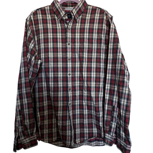 VTG Ralph Lauren Christmas Plaid Rugby Campus Classics Plaid Flannel XL 2004 - Picture 4 of 11